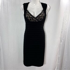 Adrianna Papell ladies Black cocktail dress size 8